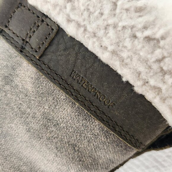 Merrell Womens Size 7. 5 Haven Polar Waterproof Mid Lace Winter Boots Olive Gray - Picture 12 of 15